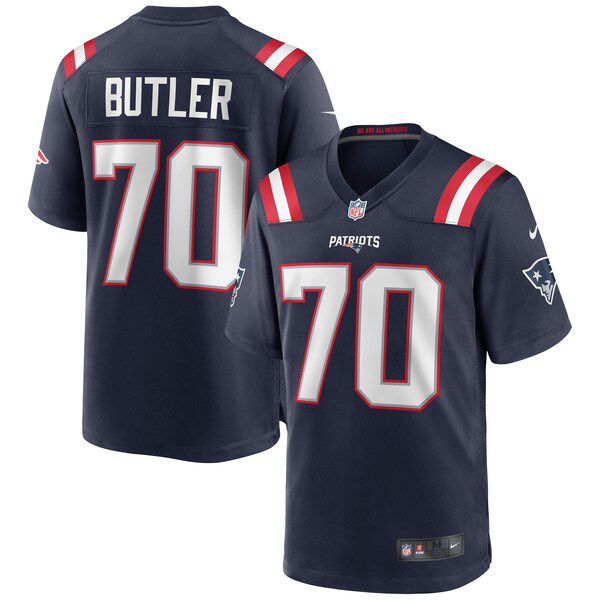 Men New England Patriots #70 Adam Butler Nike Navy Game Player NFL Jersey->new england patriots->NFL Jersey